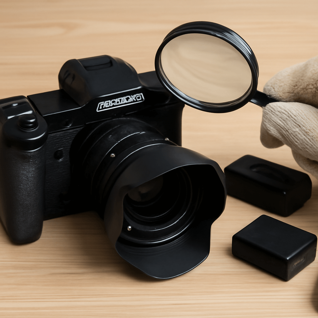 สภาพภายนอกของกล้อง Fujifilm ที่ถูกตรวจสอบก่อนขาย